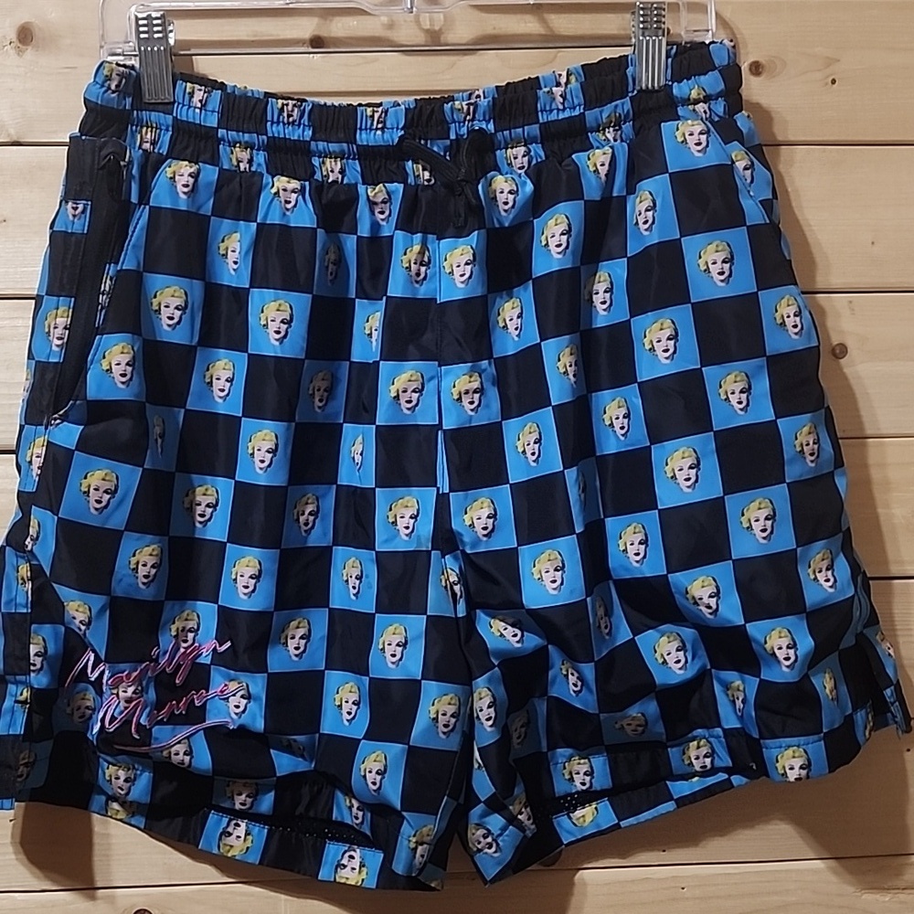 Marilyn Monroe x Shoes Palace Checkered Shorts : Swim Trunks Men’s Size Large